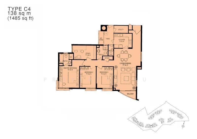 Parc Palais, 47 Hume Avenue, Clementi Park / Upper Bukit Timah, 4 Bedrooms, 1,485 sqft, Condominium For Sale, by Ng Kok Hong (Ernest), 500280327 - 2D - PropertyGuru.com.sg