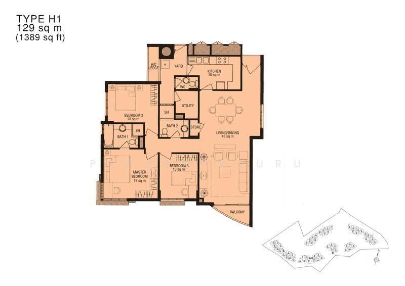 Parc Palais, 53 Hume Avenue, Clementi Park / Upper Bukit Timah, 3 Bedrooms, 1,388 sqft, Condominium For Sale, by Edwin Wong, 500273503 - 2D - PropertyGuru.com.sg