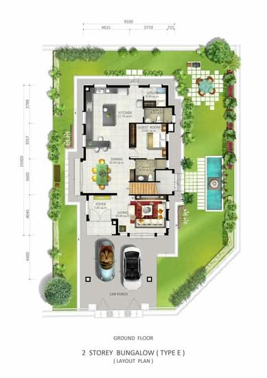 Botanica.CT Botanica 5C Bungalow - Floor Plan - iProperty.com.my