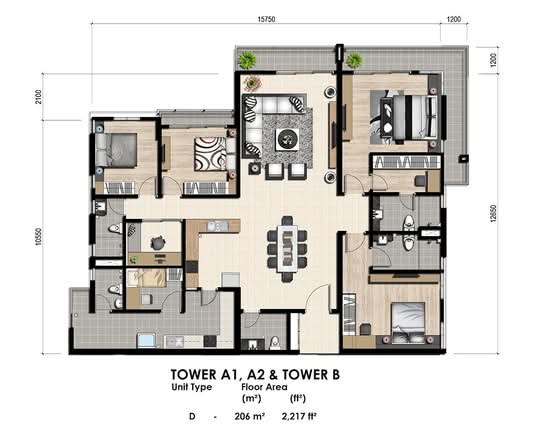 Sapphire On The Park - Floor Plan - iProperty.com.my