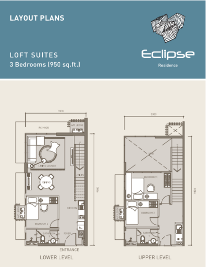 Eclipse Residence @ Pan'gaea - Floor Plan - iProperty.com.my