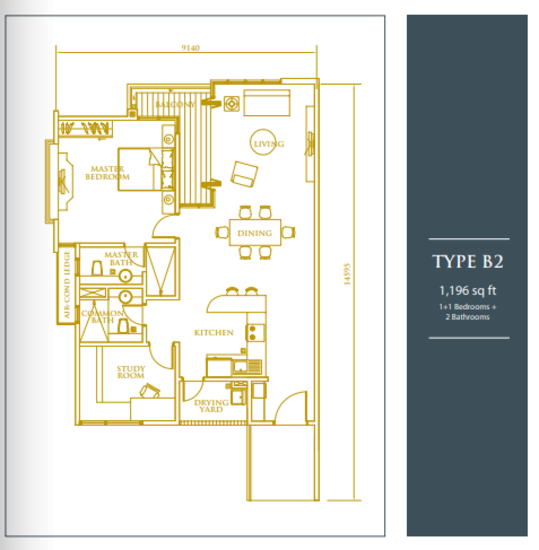 The Loft @ KK Times Square - Floor Plan - iProperty.com.my