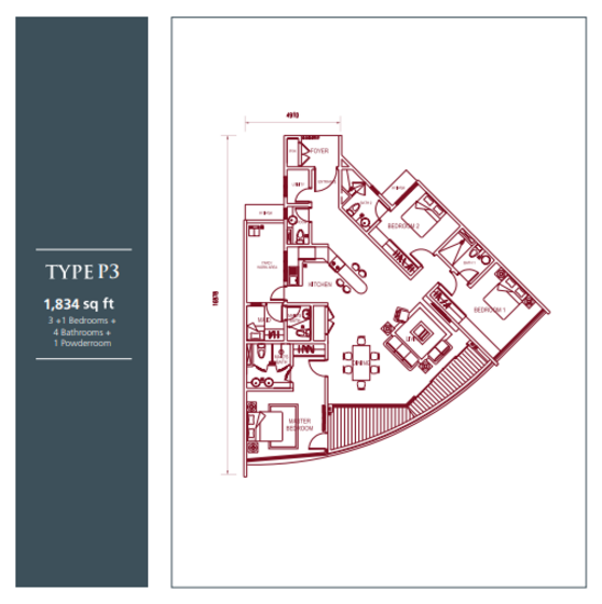 The Loft @ KK Times Square - Floor Plan - iProperty.com.my