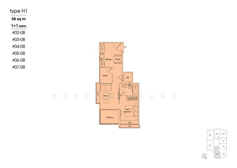 Parc Sophia, 8 Adis Road, Orchard / River Valley, 1 Bedroom, 624 sqft, Apartment For Rent, by Yap Chun Wei, 500285373 - 2D - PropertyGuru.com.sg
