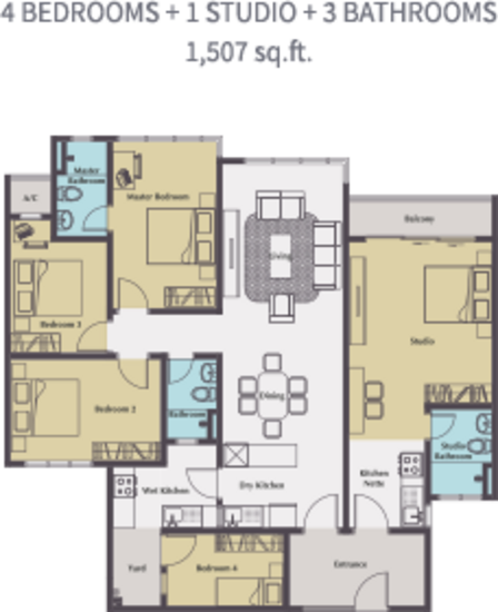 Upper East @ Tiger Lane - Floor Plan - iProperty.com.my