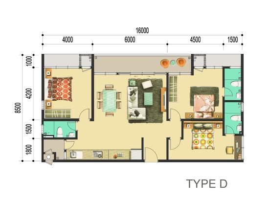 Atlantis Residences (Pangsapuri Atlantis Kota Syahbandar) - Floor Plan - iProperty.com.my
