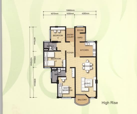 Tropika Paradise Condominium - Floor Plan - iProperty.com.my