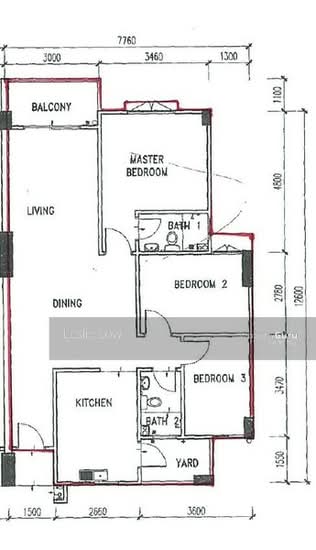 Sri Lavender Apartment - Floor Plan - iProperty.com.my