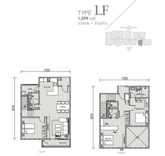 Clarita Tower @ Eco Sky - Floor Plan - iProperty.com.my