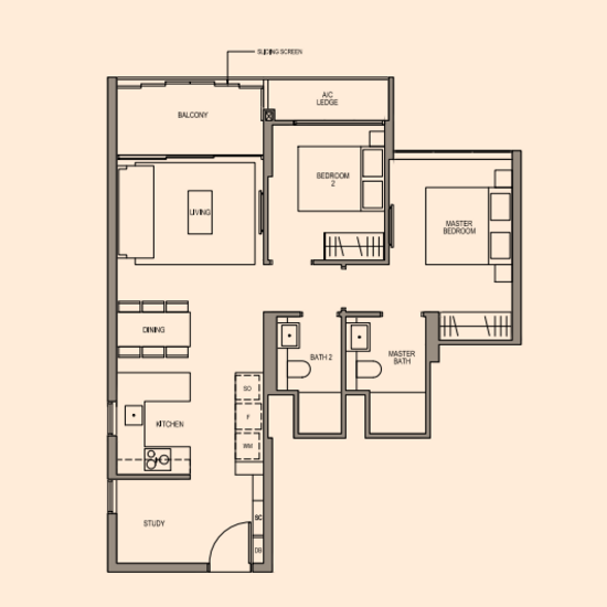 Martin Modern - Floor Plan