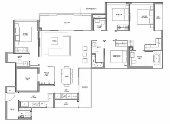 Martin Modern - Floor Plan