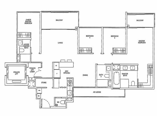 Daintree Residence - Floor Plan