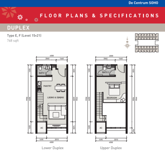 De Centrum SOHO - Floor Plan - iProperty.com.my