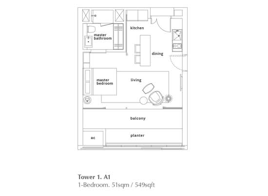 OUE Twin Peaks - Floor Plan