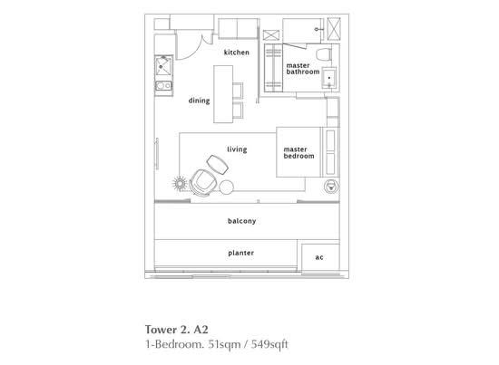 OUE Twin Peaks - Floor Plan