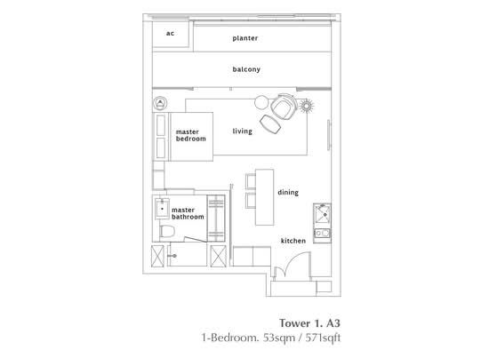 OUE Twin Peaks - Floor Plan