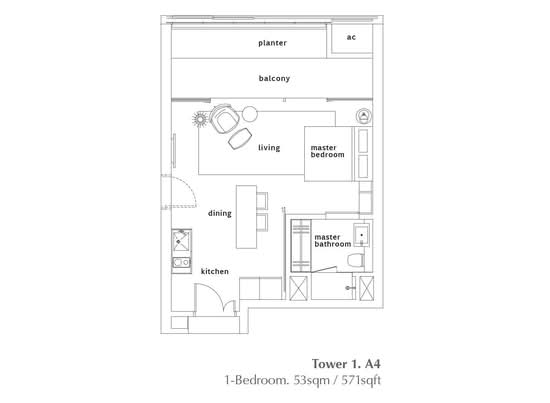 OUE Twin Peaks - Floor Plan