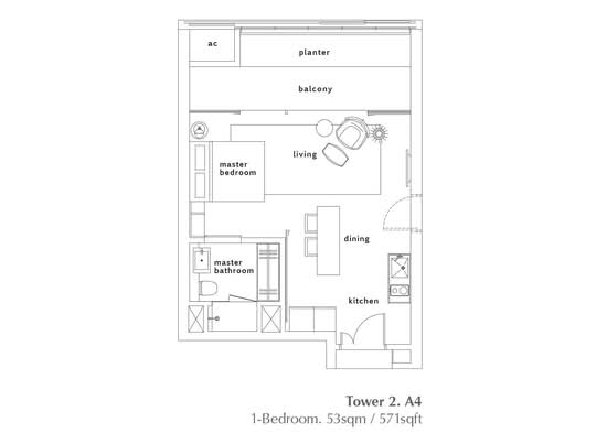 OUE Twin Peaks - Floor Plan