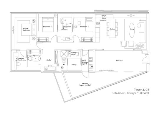 OUE Twin Peaks - Floor Plan