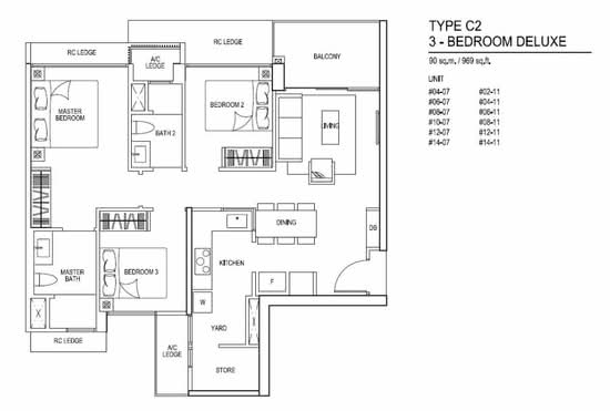 iNz Residence - Floor Plan
