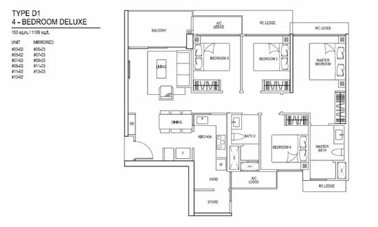 iNz Residence - Floor Plan