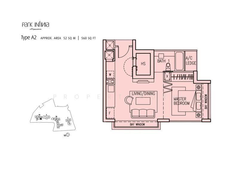 Park Infinia at Wee Nam, 6A Lincoln Road, Newton / Novena, 1 Bedroom, 560 sqft, Condominium For Rent, by Robin Ker, 500273333 - 2D - PropertyGuru.com.sg