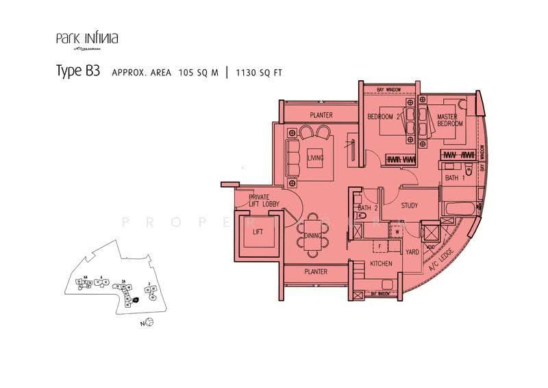 Park Infinia at Wee Nam, 2A Lincoln Road, Newton / Novena, 2 Bedrooms, 1,001 sqft, Condominium For Rent, by Kenneth Loh, 25516085 - 2D - PropertyGuru.com.sg