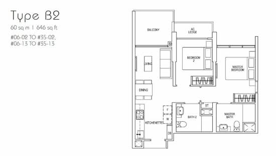 Parc Riviera - Floor Plan