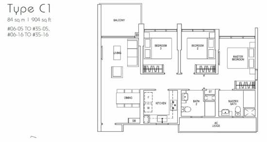 Parc Riviera - Floor Plan