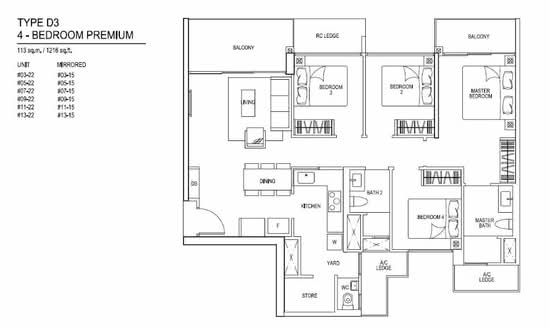 iNz Residence - Floor Plan