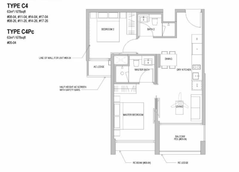 Park Place Residences, 6 Paya Lebar Road, 2 Bedrooms, 678 sqft, Condominium For Rent, by Bowie Neo, 22982713 - PropertyGuru.com.sg
