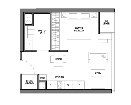 Seaside Residences - Floor Plan