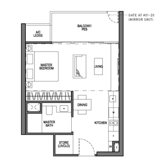 Seaside Residences - Floor Plan