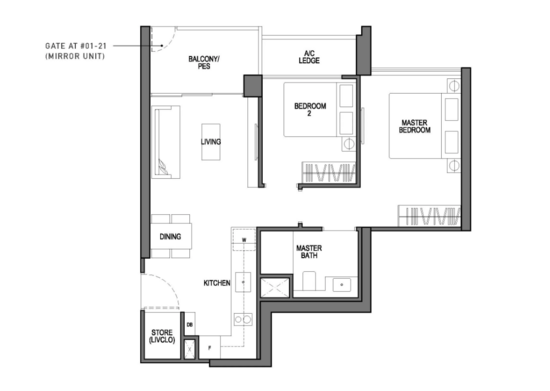 Seaside Residences - Floor Plan