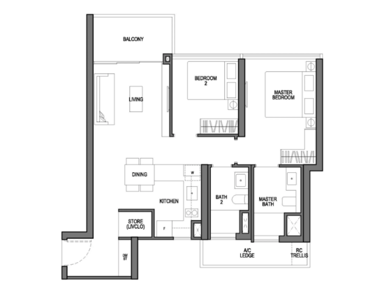 Seaside Residences - Floor Plan
