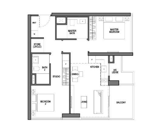 Seaside Residences - Floor Plan