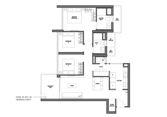 Seaside Residences - Floor Plan