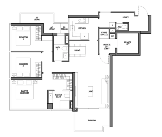 Seaside Residences - Floor Plan