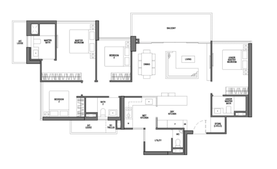 Seaside Residences - Floor Plan