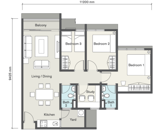 Seasons Garden Residences - Floor Plan - iProperty.com.my