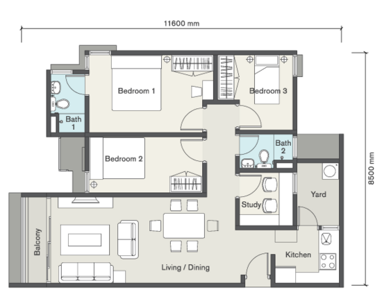 Seasons Garden Residences - Floor Plan - iProperty.com.my