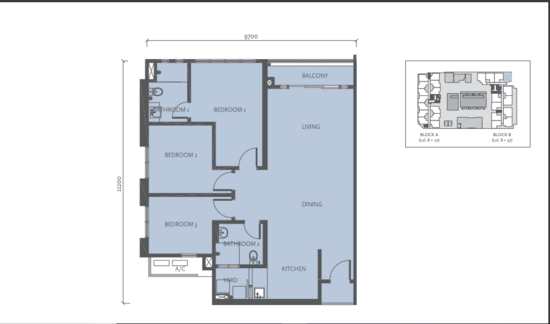 Ascenda Residence @ Skyarena - Floor Plan - iProperty.com.my