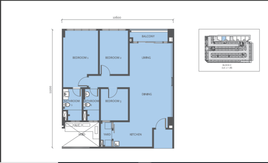 Ascenda Residence @ Skyarena - Floor Plan - iProperty.com.my