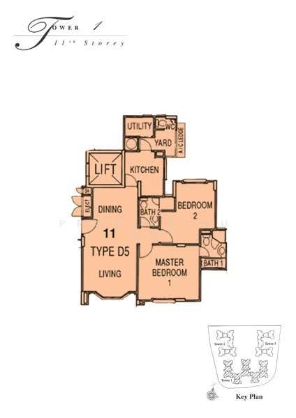 Parkview Apartments, 1 Bukit Batok Street 25, Dairy Farm / Bukit Panjang / Choa Chu Kang, 2 Bedrooms, 980 sqft, Apartment For Rent, by Toh YiQin (卓意钦), 500294090 - 2D - PropertyGuru.com.sg
