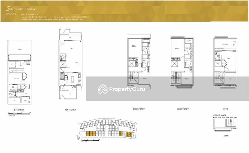 Intermediate Terrace Floor plan (Sample)
