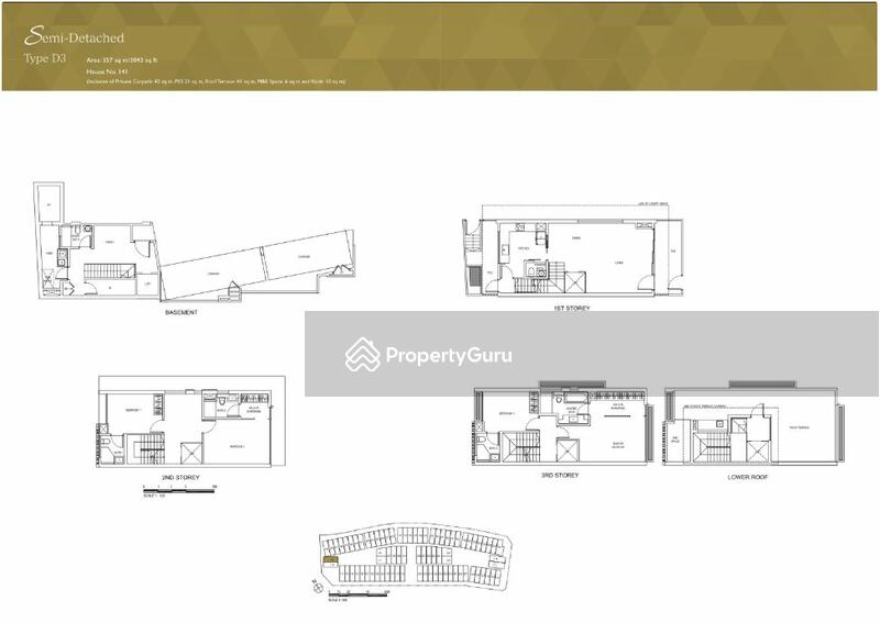 Semi-Detached Floor plan (Sample)