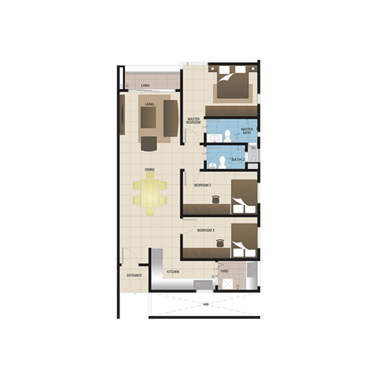 D'Aman Residences @ Puchong - Floor Plan - iProperty.com.my