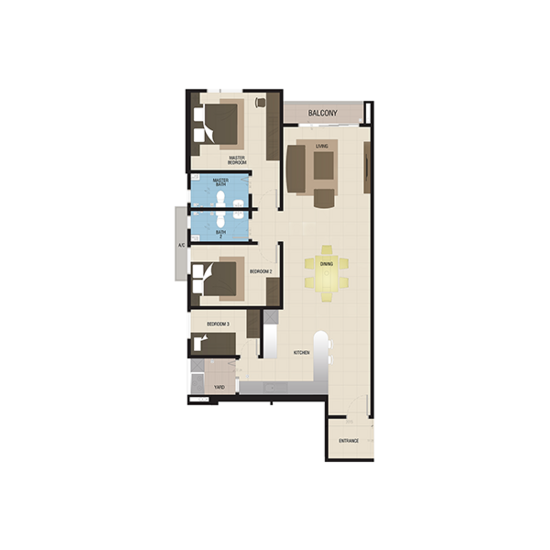 D'Aman Residences @ Puchong - Floor Plan - iProperty.com.my