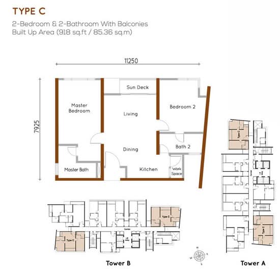 Woodsbury Suites - Floor Plan - iProperty.com.my
