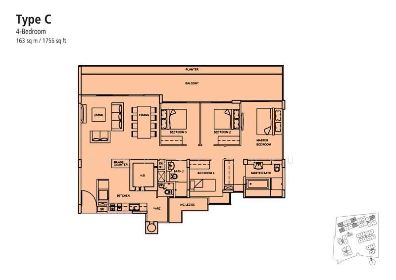 The Peak @ Balmeg, 9 Balmeg Hill, Buona Vista / West Coast / Clementi New Town, 4 Bedrooms, 1,755 sqft, Condominium For Sale, by Lawrence Ang, 500291100 - 2D - PropertyGuru.com.sg